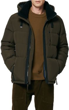 Hubble Fleece Collar Water Resistant Puffer Coat