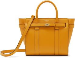 Mini Zipped Bayswater Leather Tote - Yellow