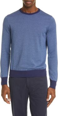 Canali Classic Fit Dot Cotton Crewneck Sweater at Nordstrom Rack