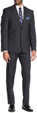 Vince Camuto Grey Solid Two Button Notch Lapel Wool Slim Fit Suit at Nordstrom Rack
