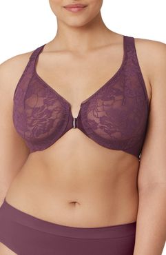 Plus Size Women's Glamorise Wonderwire Front Closure Bra