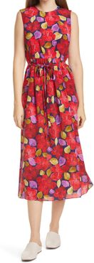 Floral Shift Midi Dress