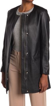 Cole Haan Leather Car Coat at Nordstrom Rack