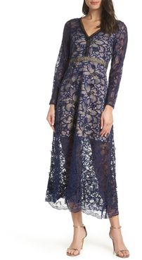 Elisabet Long Sleeve Lace Midi Dress
