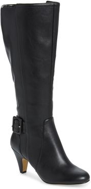Troy Knee High Buckle Boot