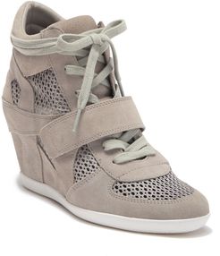 Ash Bowie Suede Perforated Wedge Sneaker at Nordstrom Rack