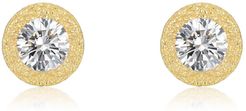 Classic Simulated Diamond Stud Earrings