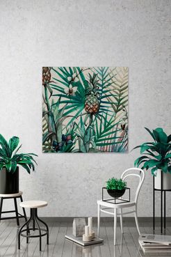 Marmont Hill Inc. Tropical Pineapples Painting Print on Wrapped Canvas - 32" x 32" at Nordstrom Rack