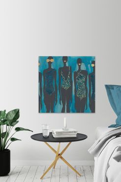 Marmont Hill Inc. Bikini Class III Painting Print on Wrapped Canvas - 32"x32" at Nordstrom Rack
