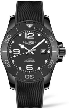 Hydroconquest Automatic Rubber Strap Watch, 43mm