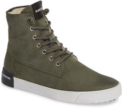 Ql41 High Top Sneaker With Genuine Shearling Lining