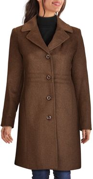 Longline Wool Blend Coat