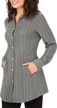 Cici Herringbone Tunic Blouse