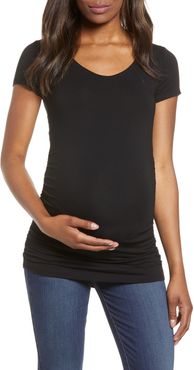 Scoop Neck Maternity T-Shirt