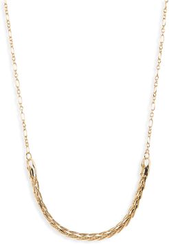 Wheat Chain Frontal Necklace
