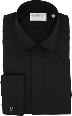 Trim Fit Solid Dress Shirt