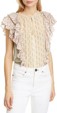 La Vie Rebecca Taylor Sleeveless Pascale Top at Nordstrom Rack