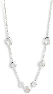 Ippolita Sterling Silver Onda 7-Station Necklace with Diamond - 0.09 ctw at Nordstrom Rack