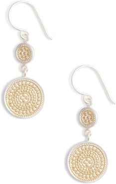 Beaded Double Drop Earrings