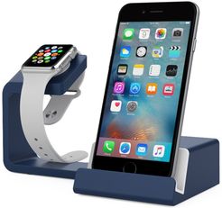 POSH TECH Dual 2-in-1 Charging Stand for Apple Watch and Smartphones - Blue at Nordstrom Rack