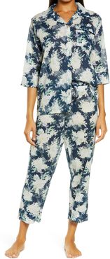 Gess Floral Crop Pajamas
