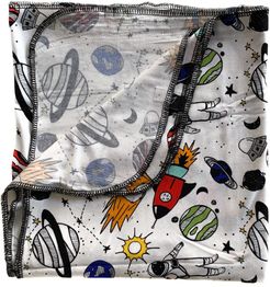 Space Doodle Swaddle Blanket