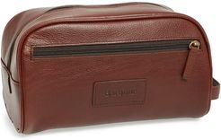 Leather Travel Kit Brown