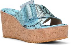 Illiad Platform Wedge Slide Sandal