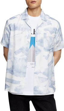 Mist Revere Short Sleeve Button-Up Camp Shirt