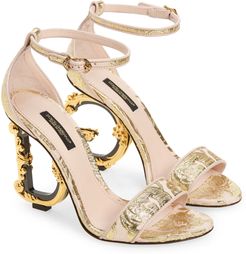 Keira Baroque Dg Heel Sandal