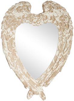 Willow Row Oversized Vintage Style Heart Shaped Wall Mirror with Distressed Finish - 31"x45" at Nordstrom Rack