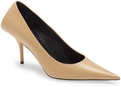 Square Knife Pointed Toe Pump