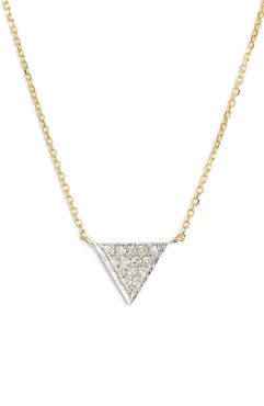 'Emily Sarah' Diamond Triangle Pendant Necklace