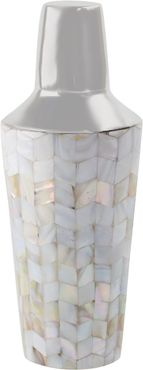 Mother Of Pearl Mosaic Cocktail Shaker