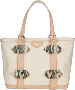 Small Out Of Town Tote - Beige