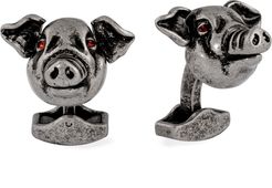 Mechanical Pig Cuff Links