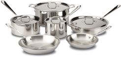 10-Piece Stainless Steel Cookware Set