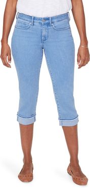 Nydj Marilyn Fray Hem Cuff Crop Jeans