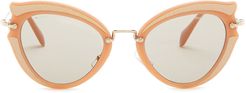 MIU MIU 52mm Butterfly Sunglasses at Nordstrom Rack