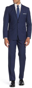 Vince Camuto Navy Solid Two Button Notch Lapel Slim Fit Suit at Nordstrom Rack