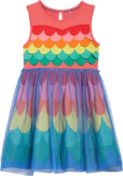 Girl's Mini Boden Kids' Rainbow Mermaid Dress