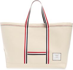 Medium Tool Rwb Canvas Tote - Ivory