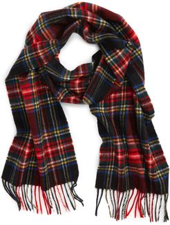 Barbour New Check Lambswool & Cashmere Scarf at Nordstrom Rack