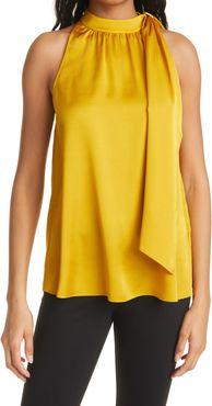 Elginn Sleeveless Mock Neck Top