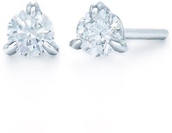 0.25Ct Tw Diamond & Platinum Stud Earrings