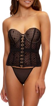 Samantha Corset Front Bustier & G-String