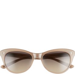 Hillier 55mm Polarized Cat Eye Sunglasses - Taupe