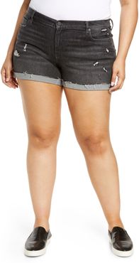 Plus Size Women's Blanknyc Dress Down Party Cuffed Cutoff Shorts