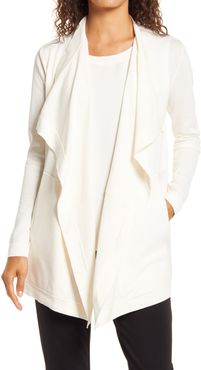 Drape Front Pocket Cardigan