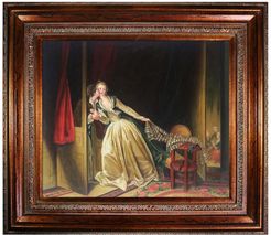 Overstock Art The Stolen Kiss, late 1780s - Framed Oil Reproduction of an Original Painting by Jean-Honore Fragonard at Nordstro